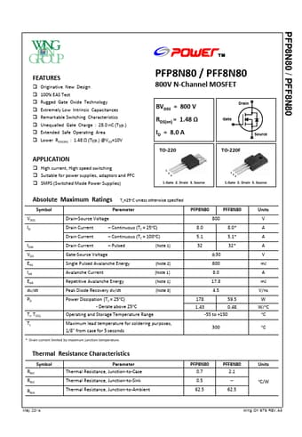  Datasheet Preview Page 1