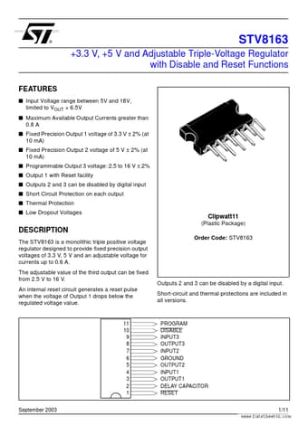  Datasheet Preview Page 1
