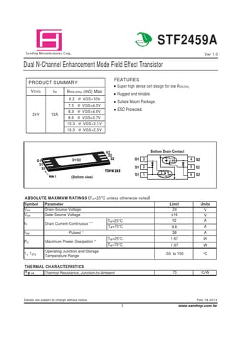  Datasheet Preview Page 1