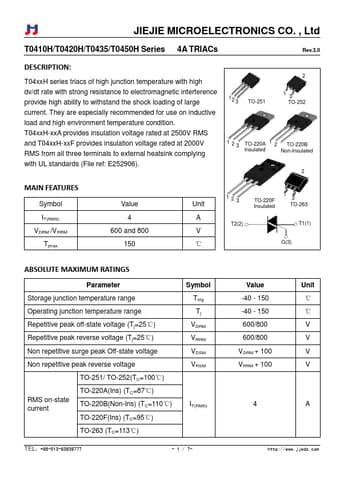  Datasheet Preview Page 1