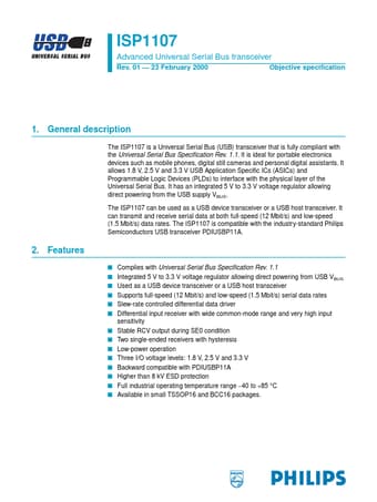 Datasheet Preview Page 1