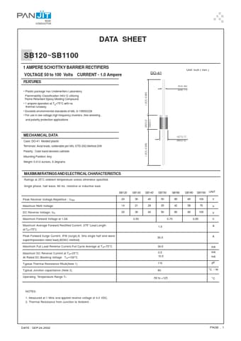  Datasheet Preview Page 1