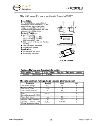  Datasheet Preview Page 1