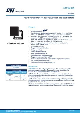  Datasheet Preview Page 1