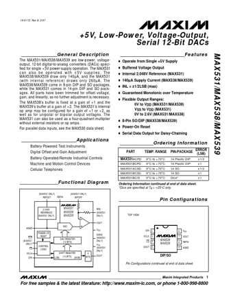  Datasheet Preview Page 1