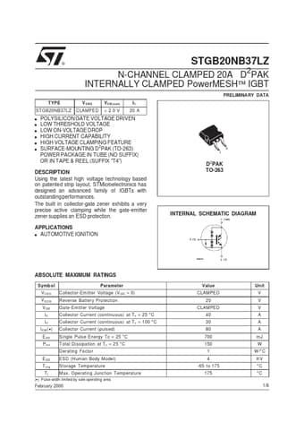  Datasheet Preview Page 1
