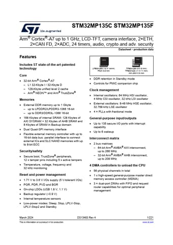  Datasheet Preview Page 1