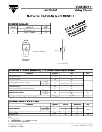  Datasheet Preview Page 1