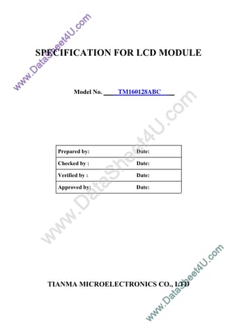  Datasheet Preview Page 1