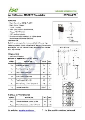  Datasheet Preview Page 1