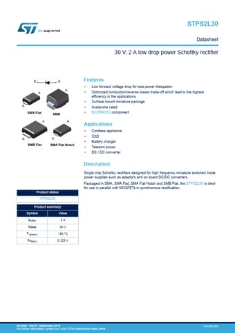  Datasheet Preview Page 1