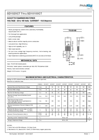  Datasheet Preview Page 1