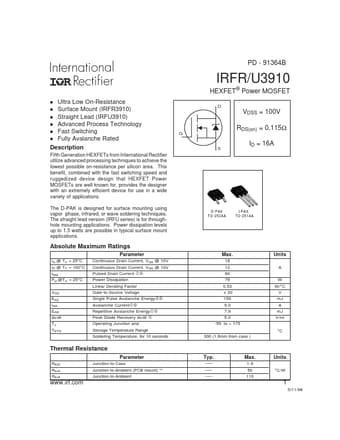  Datasheet Preview Page 1