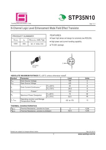  Datasheet Preview Page 1