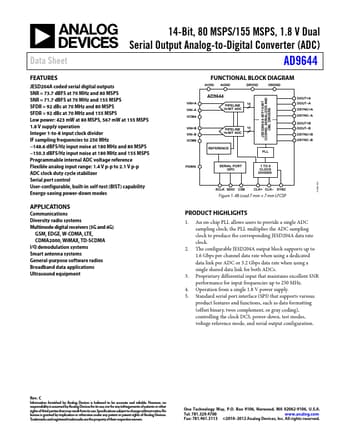  Datasheet Preview Page 1