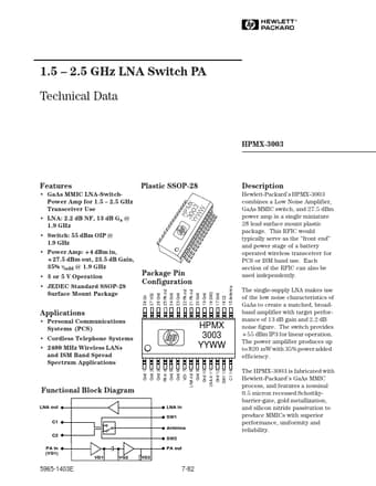  Datasheet Preview Page 1