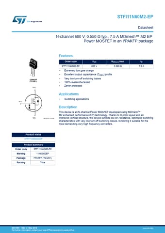  Datasheet Preview Page 1