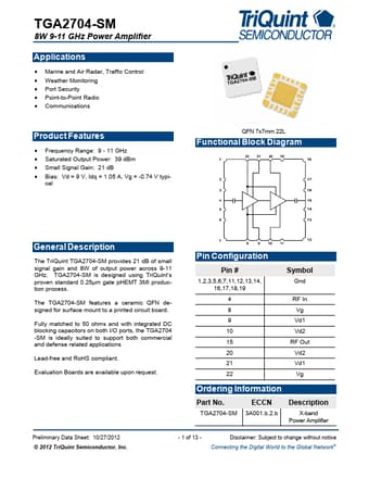  Datasheet Preview Page 1