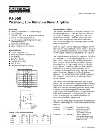  Datasheet Preview Page 1
