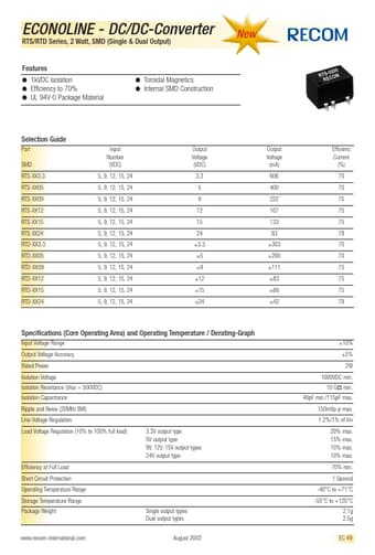 Datasheet Preview Page 1