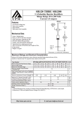  Datasheet Preview Page 1
