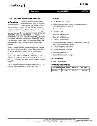  Datasheet Preview Page 1