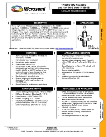  Datasheet Preview Page 1