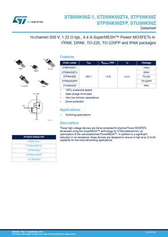  Datasheet Preview Page 1