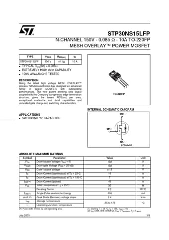  Datasheet Preview Page 1