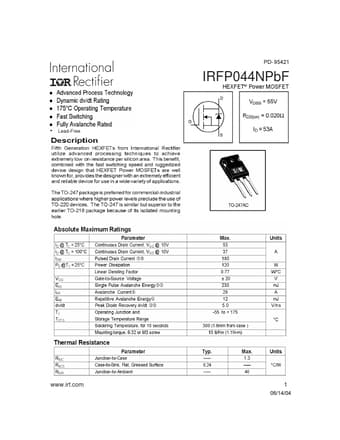  Datasheet Preview Page 1