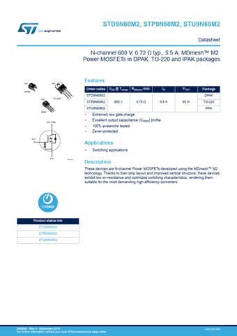  Datasheet Preview Page 1