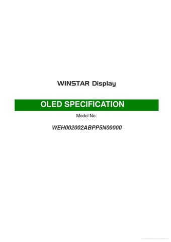  Datasheet Preview Page 1