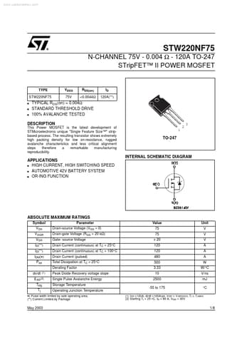  Datasheet Preview Page 1
