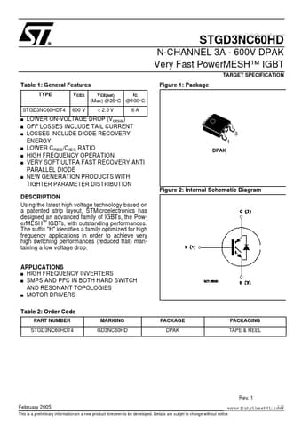  Datasheet Preview Page 1