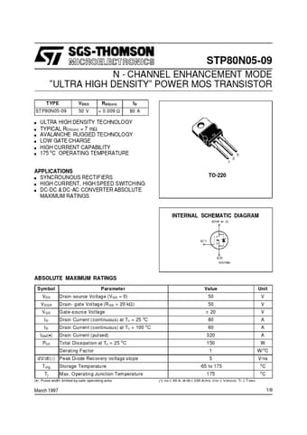 Datasheet Preview Page 1