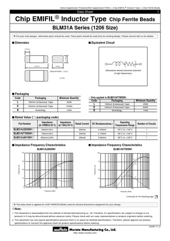  Datasheet Preview Page 1