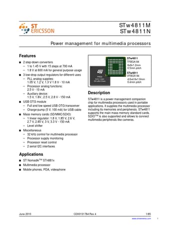  Datasheet Preview Page 1