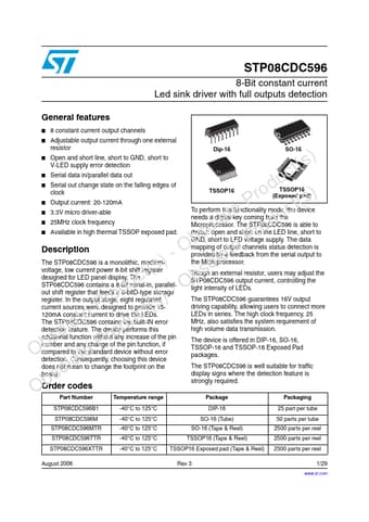  Datasheet Preview Page 1