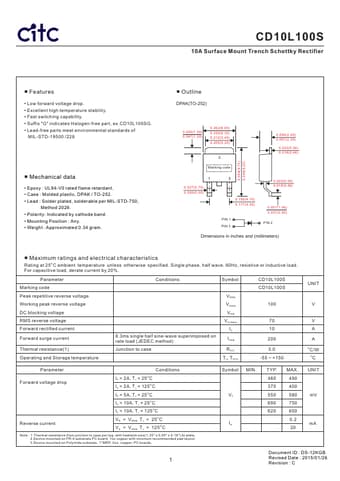 Datasheet Preview Page 1