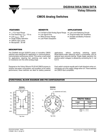  Datasheet Preview Page 1