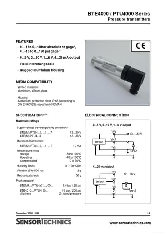  Datasheet Preview Page 1