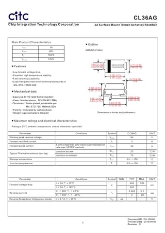 Datasheet Preview Page 1