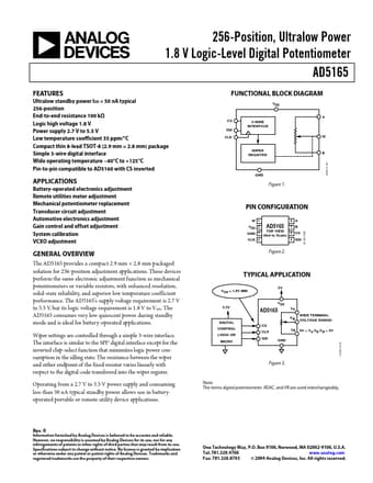  Datasheet Preview Page 1