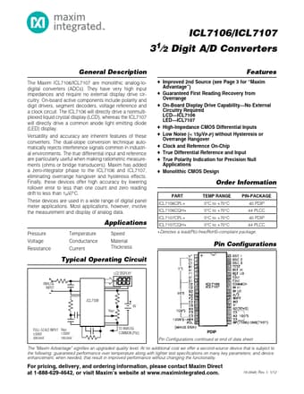  Datasheet Preview Page 1