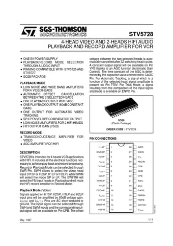  Datasheet Preview Page 1