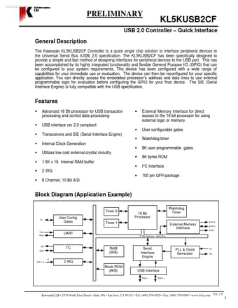  Datasheet Preview Page 1
