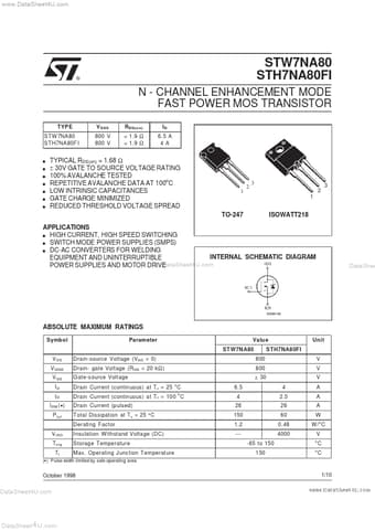  Datasheet Preview Page 1