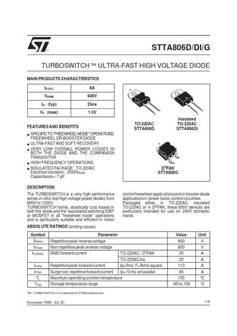  Datasheet Preview Page 1