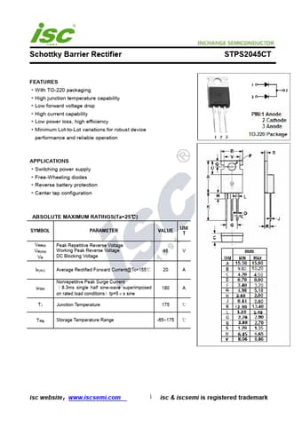  Datasheet Preview Page 1