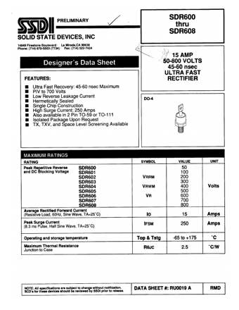  Datasheet Preview Page 1